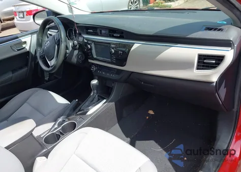 2016 Toyota Corolla Le из США, поврежденный, VIN 5YFBURHE7GP556744